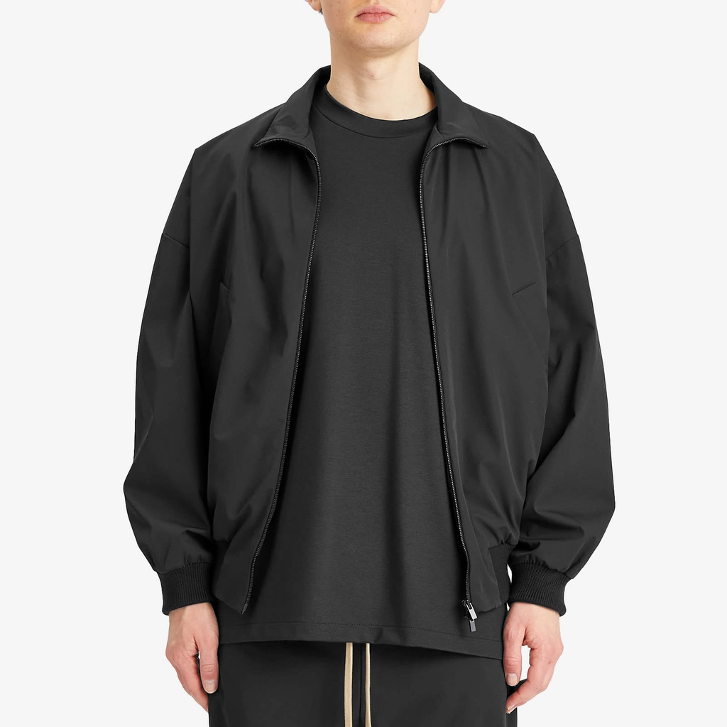 Fear of God Men's High Neck Technical Track Jacket Black